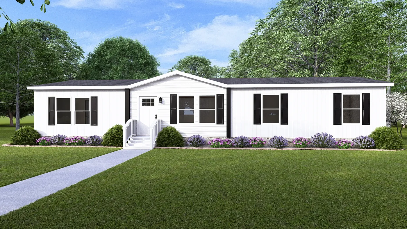 The FIJI Exterior. This Manufactured Mobile Home features 3 bedrooms and 2 baths.