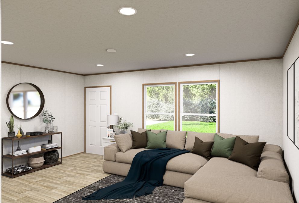The HAVEN Exterior. This Manufactured Mobile Home features 3 bedrooms and 2 baths.