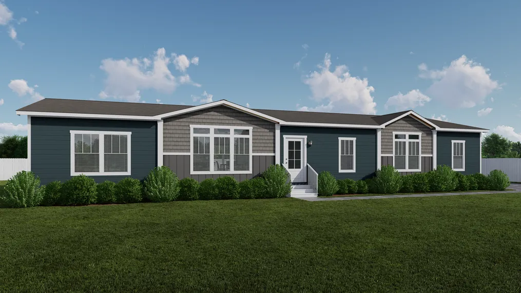 The THE ATLAS Exterior. This Manufactured Mobile Home features 4 bedrooms and 3 baths.