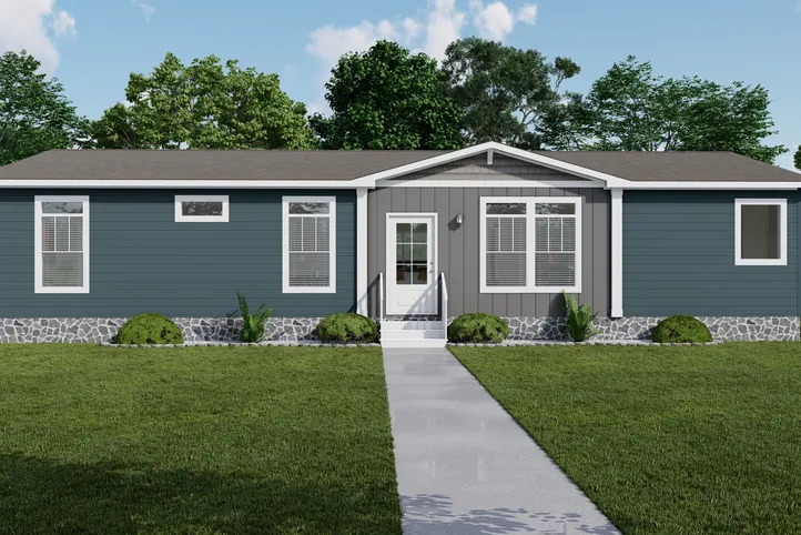 The THE DURANGO Exterior. This Manufactured Mobile Home features 3 bedrooms and 2 baths.