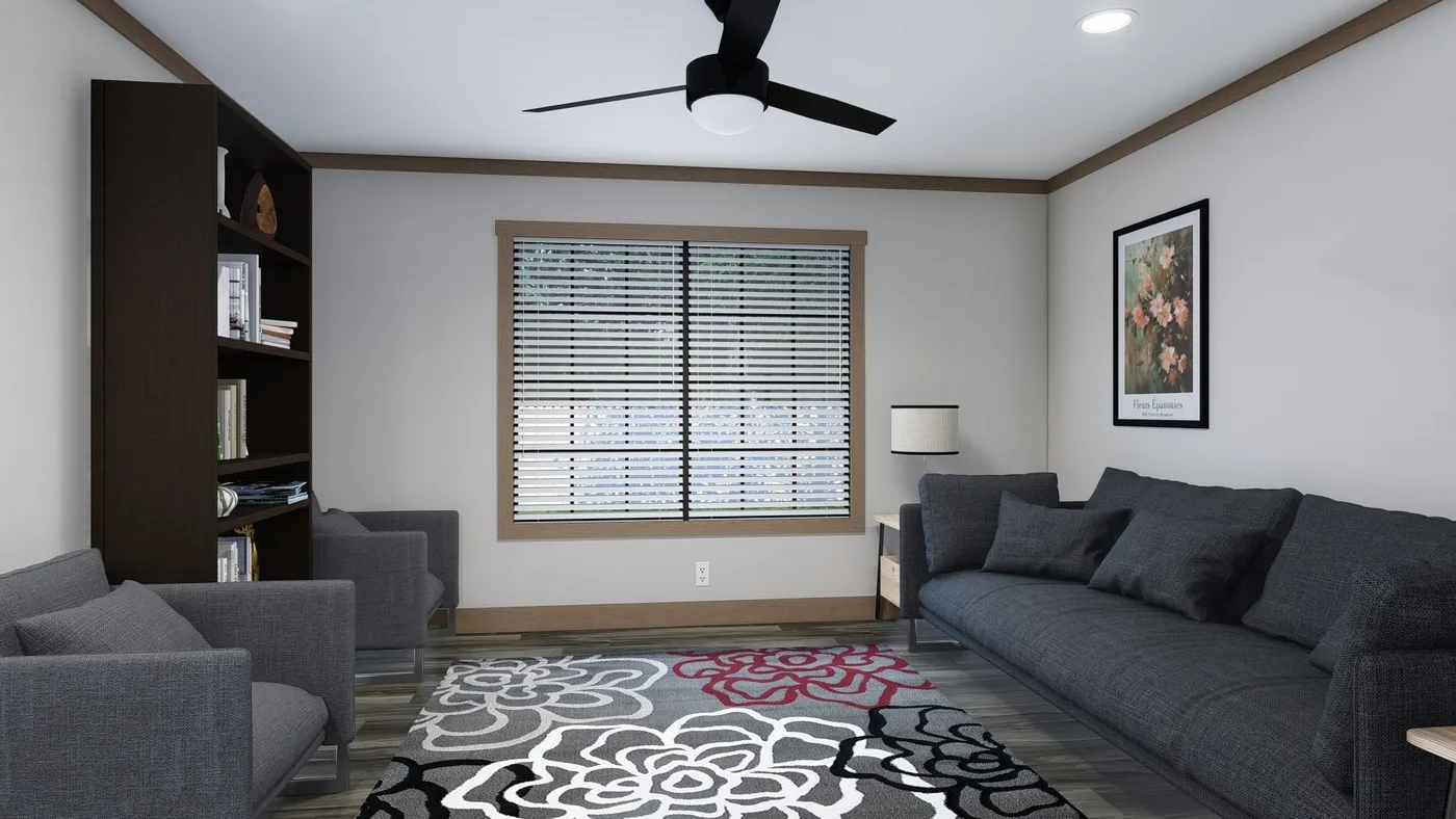 The THE LORALEI Exterior. This Manufactured Mobile Home features 3 bedrooms and 2 baths.