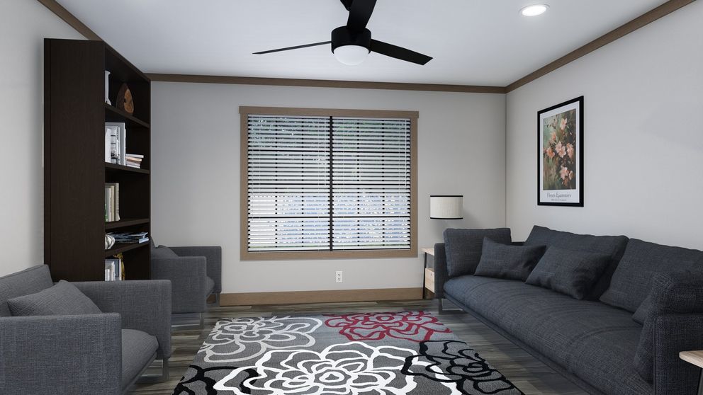 The THE LORALEI Exterior. This Manufactured Mobile Home features 3 bedrooms and 2 baths.