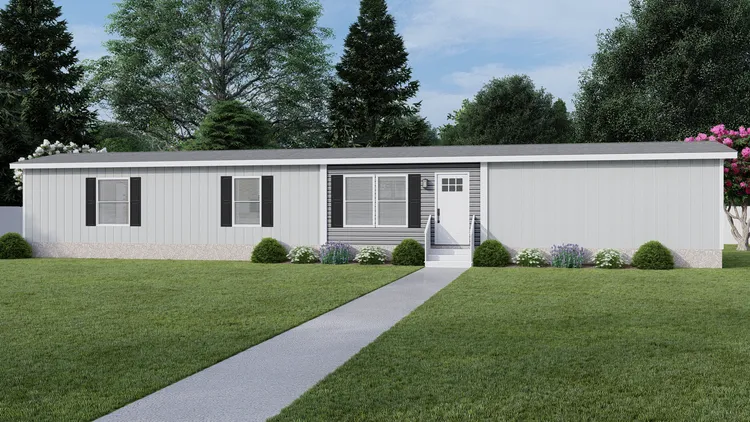 The MAGELLAN Exterior. This Manufactured Mobile Home features 3 bedrooms and 2 baths.