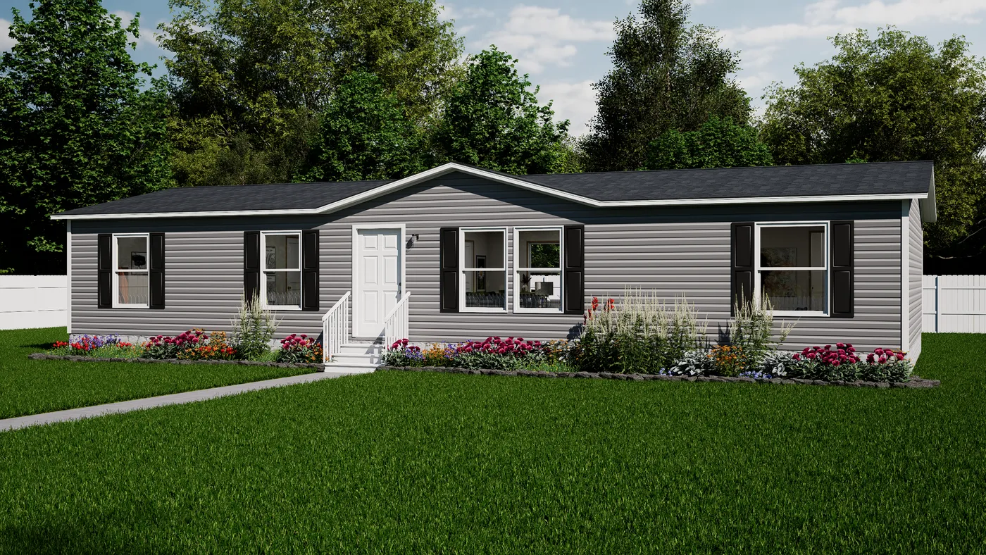The ELEMENT Exterior. This Manufactured Mobile Home features 3 bedrooms and 2 baths.