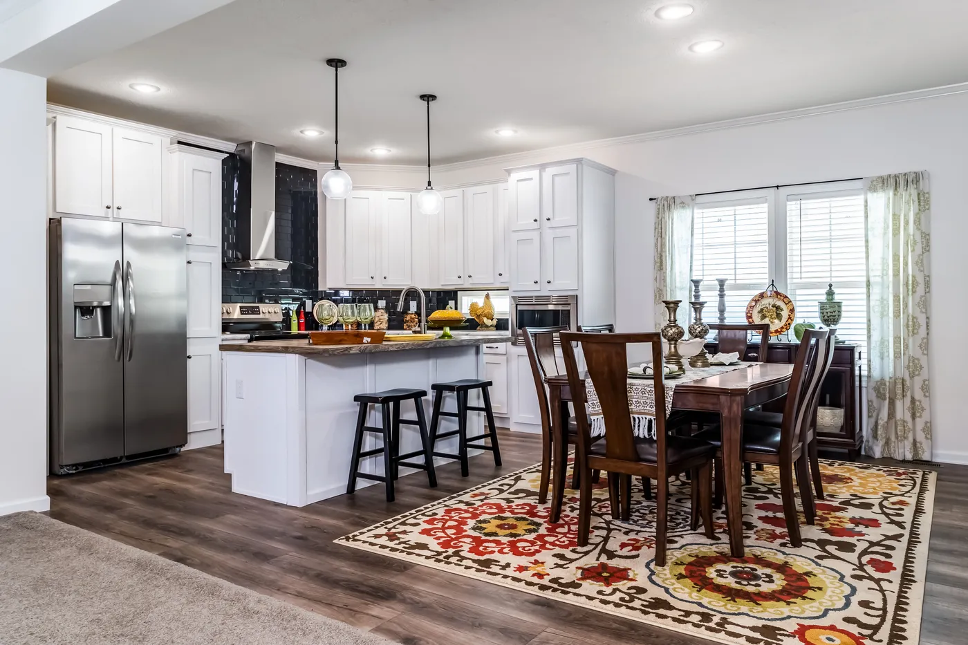 The 3447 CAROLINA Exterior. This Modular Home features 3 bedrooms and 2 baths.