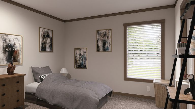 The EVERETT ELITE Exterior. This Manufactured Mobile Home features 4 bedrooms and 3 baths.
