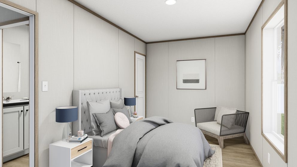 The HORIZON NORTHSTAR 16763A Exterior. This Manufactured Mobile Home features 3 bedrooms and 2 baths.