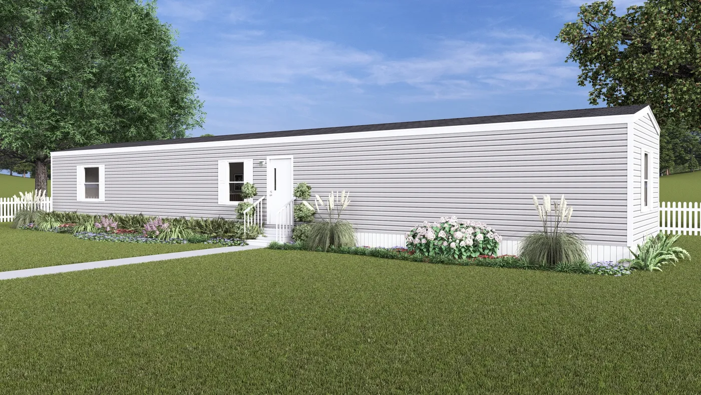 The CYPRESS Exterior. This Manufactured Mobile Home features 4 bedrooms and 2 baths.