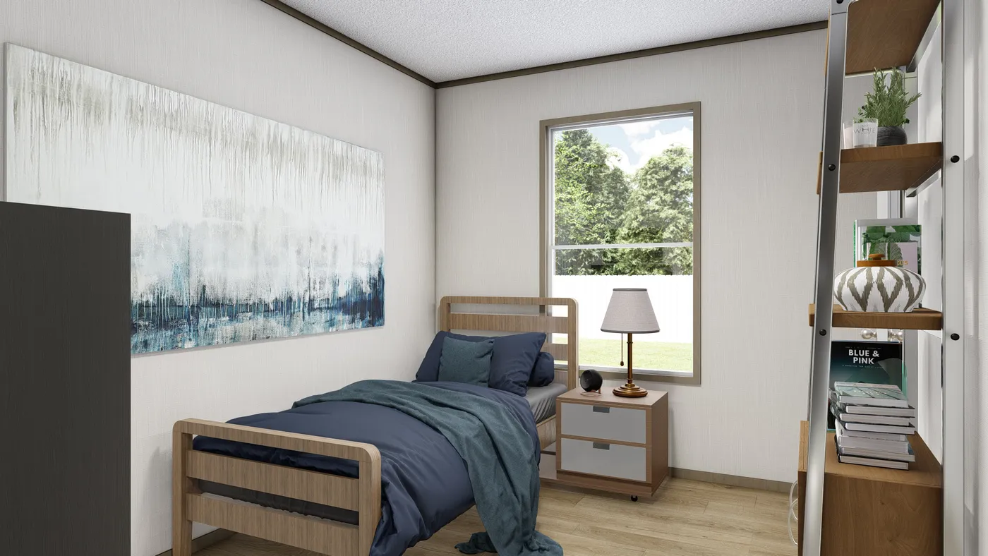 The ZION Exterior. This Manufactured Mobile Home features 3 bedrooms and 2 baths.