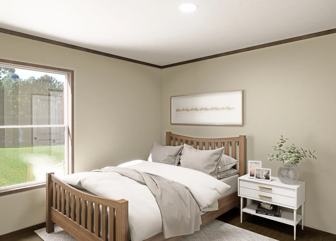 The SEVIER Exterior. This Manufactured Mobile Home features 4 bedrooms and 3 baths.