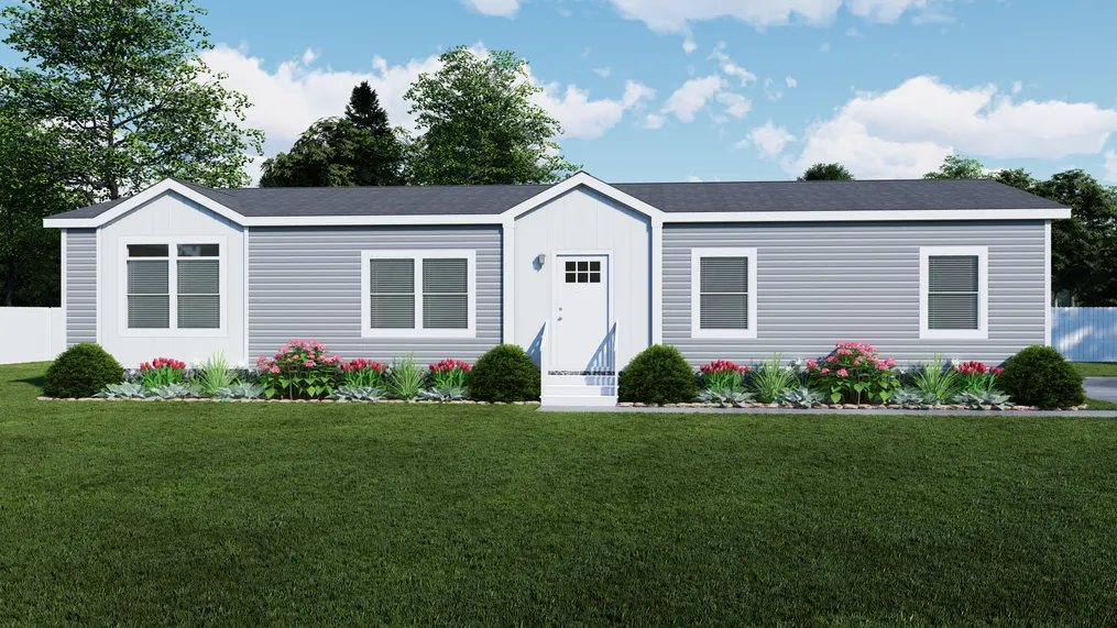 The STELLA Exterior. This Home features 3 bedrooms and 2 baths.