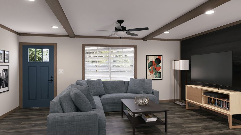 The EMILIE Exterior. This Manufactured Mobile Home features 3 bedrooms and 2 baths.