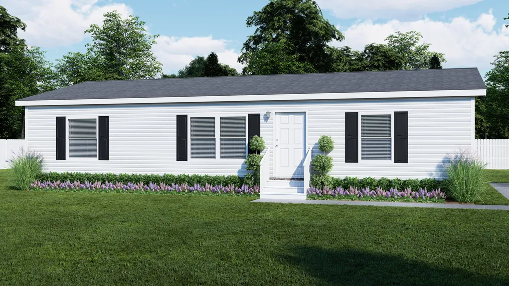 The BENJAMIN Exterior. This Home features 3 bedrooms and 2 baths.