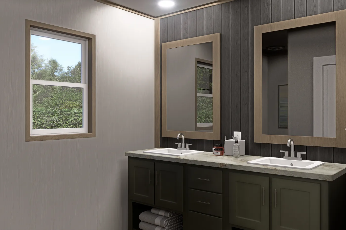 Charwood Package. The TIDE Exterior. This Manufactured Mobile Home features 2 bedrooms and 2 baths.