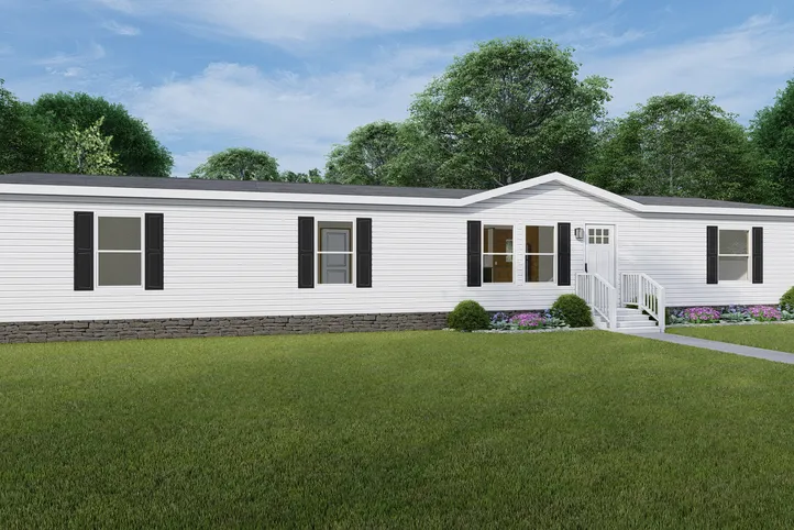 The MOROCCO Exterior. This Manufactured Mobile Home features 4 bedrooms and 2 baths.