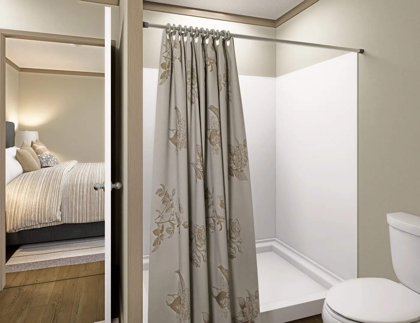 The SYDNEY Exterior. This Manufactured Mobile Home features 3 bedrooms and 2 baths.