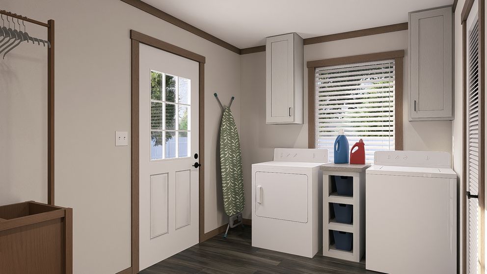 The EMILIE Exterior. This Manufactured Mobile Home features 3 bedrooms and 2 baths.