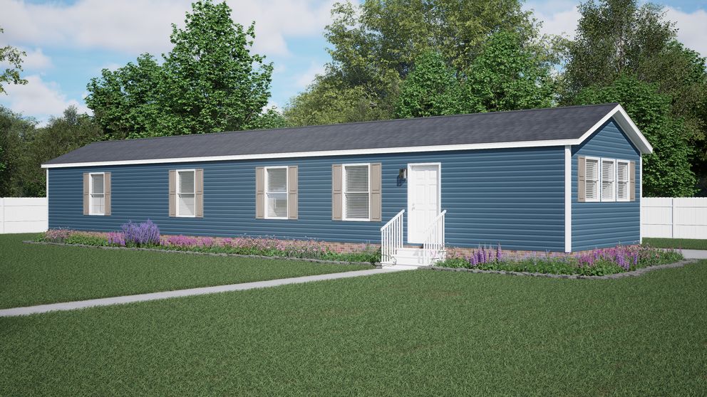 The 7216-CC03 HARBORVIEW 72 Exterior. This Manufactured Mobile Home features 3 bedrooms and 2 baths.