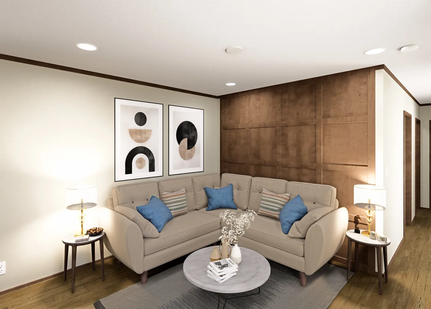 The DIAS Exterior. This Manufactured Mobile Home features 3 bedrooms and 2 baths.