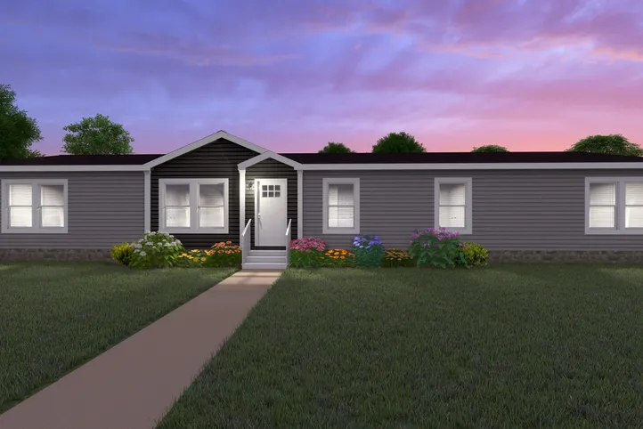 The HERCULES Exterior. This Manufactured Mobile Home features 4 bedrooms and 2 baths.