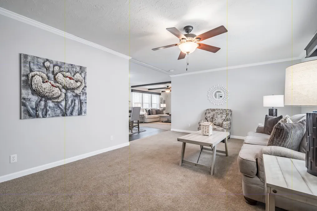 The SANTA FE 684A Exterior. This Manufactured Mobile Home features 4 bedrooms and 2 baths.
