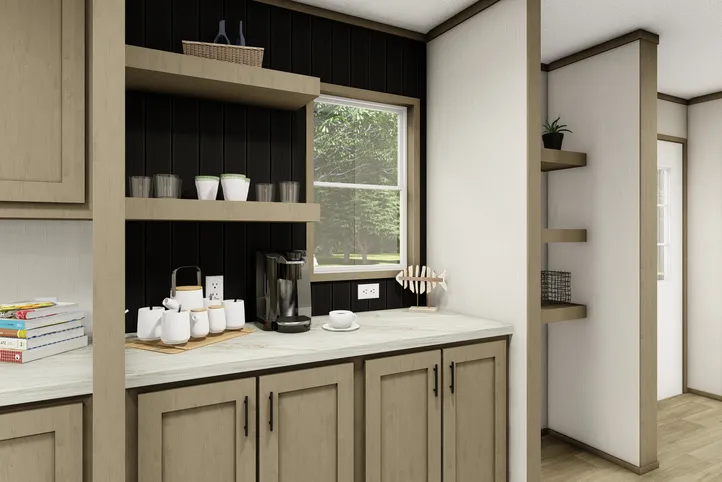 The SUMMIT Exterior. This Manufactured Mobile Home features 4 bedrooms and 3 baths.