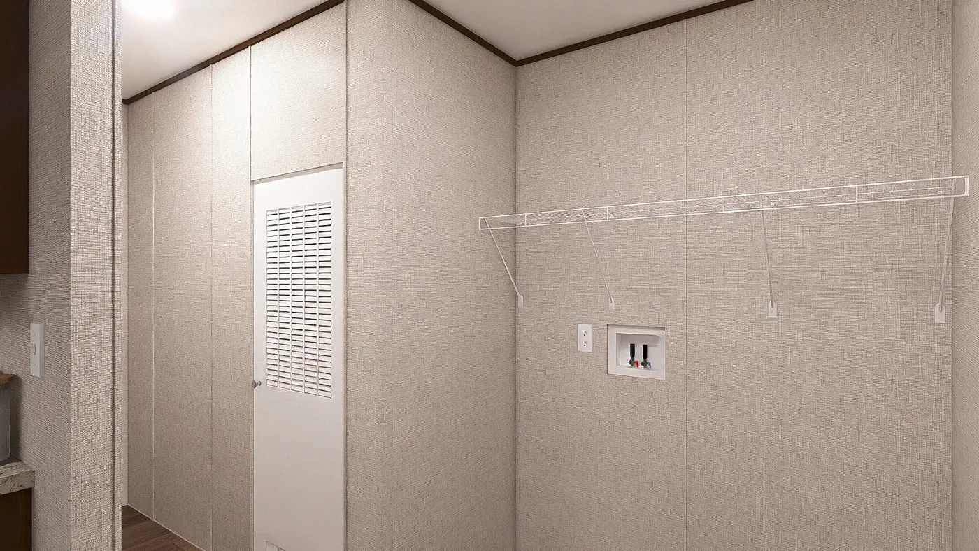 The CEDAR Exterior. This Manufactured Mobile Home features 3 bedrooms and 2 baths.