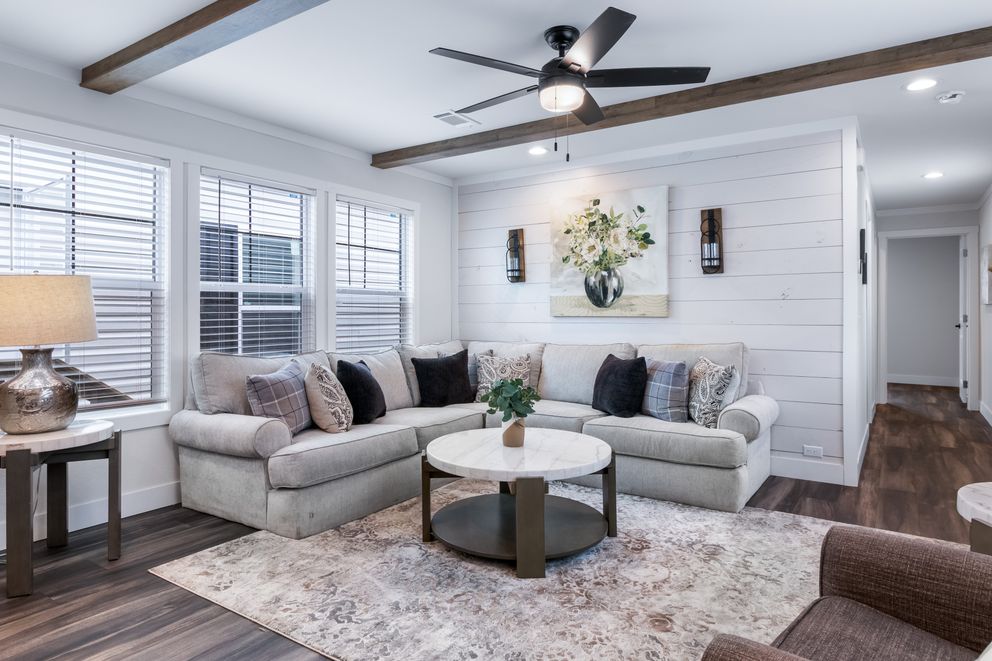 The LEXI Exterior. This Manufactured Mobile Home features 3 bedrooms and 2 baths.