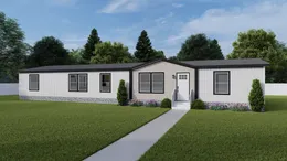 The RAINIER Exterior. This Manufactured Mobile Home features 4 bedrooms and 3 baths.