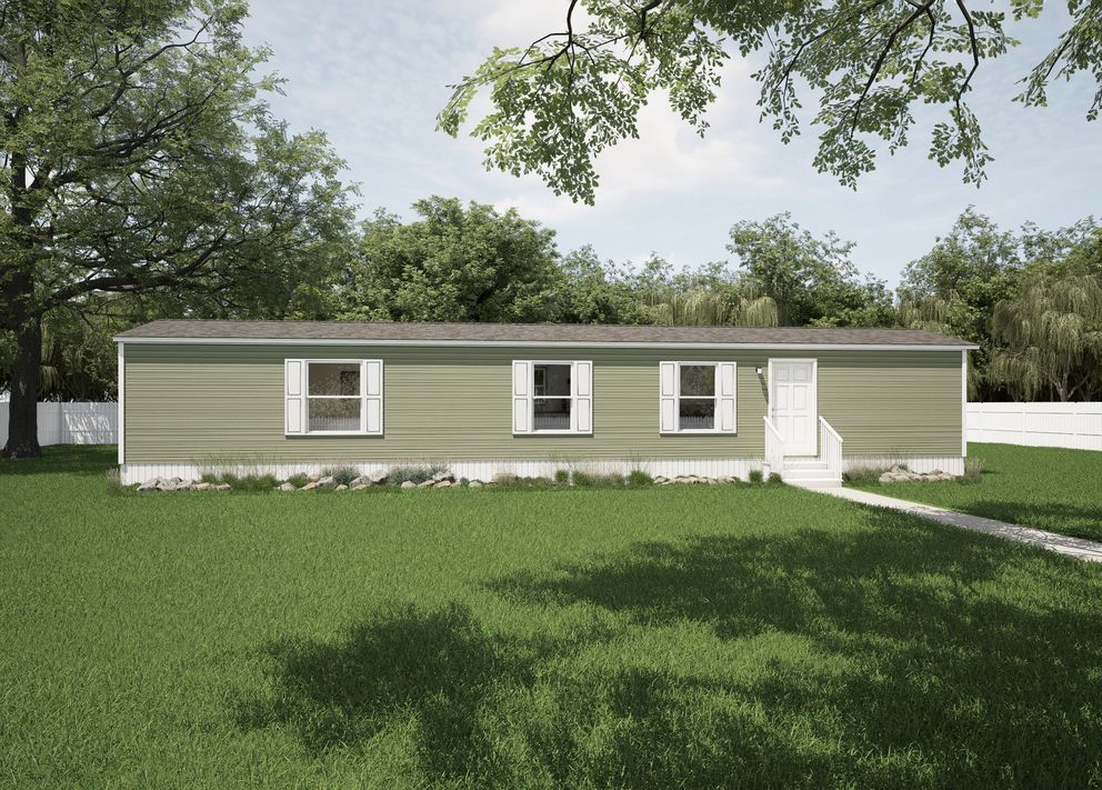 The EMBER Exterior. This Manufactured Mobile Home features 2 bedrooms and 2 baths.