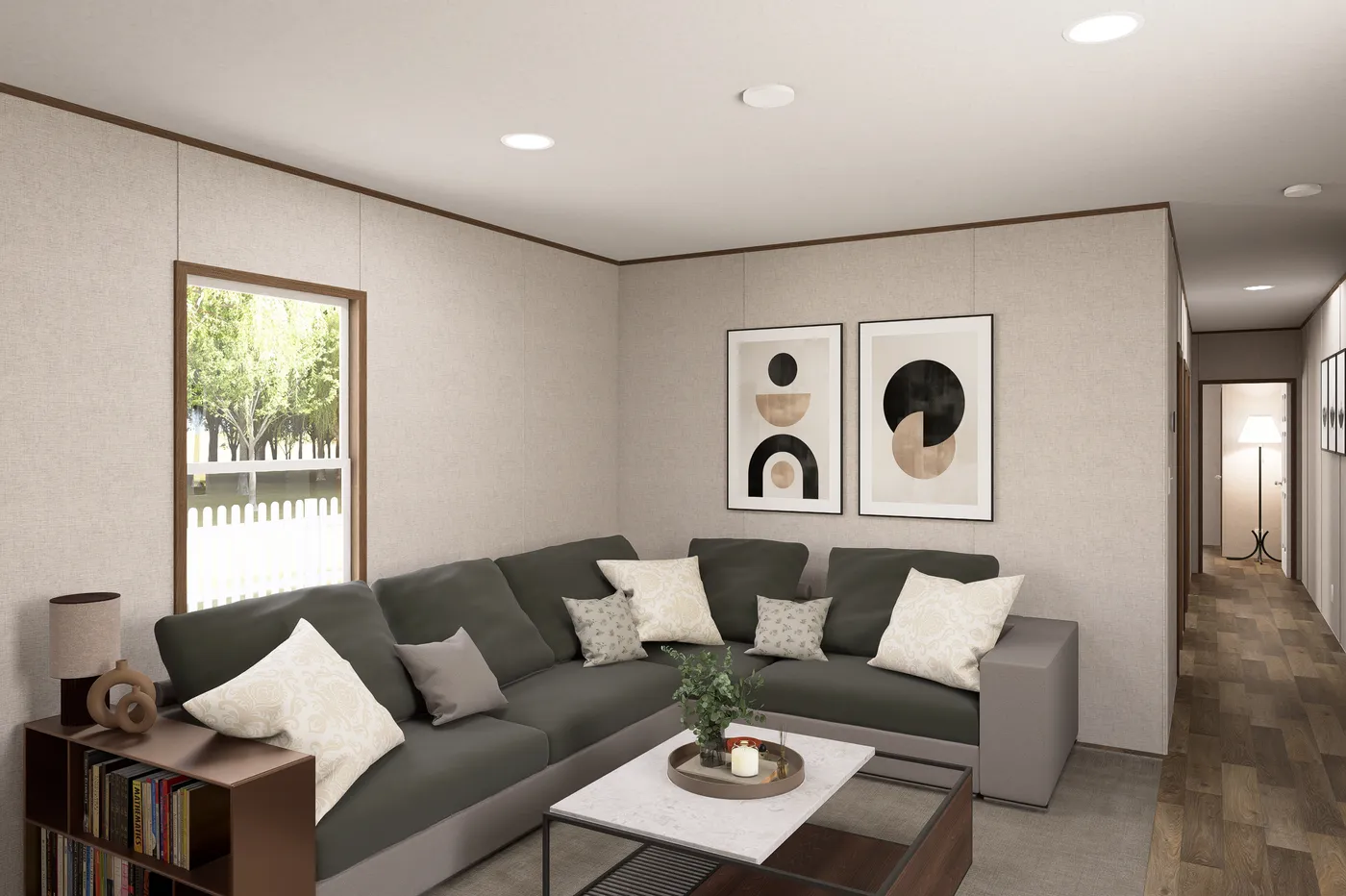 The CYPRESS Exterior. This Manufactured Mobile Home features 4 bedrooms and 2 baths.