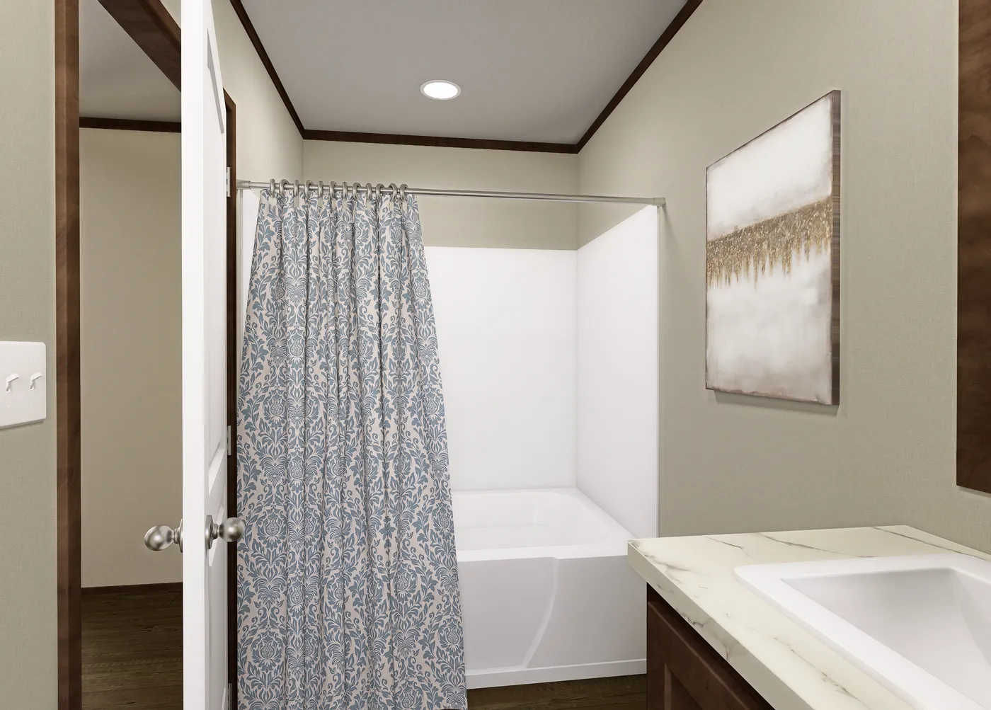 The ERIKSON Exterior. This Manufactured Mobile Home features 3 bedrooms and 2 baths.
