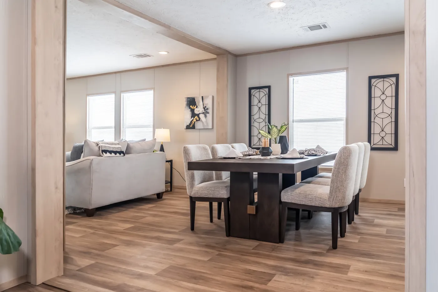 The RAINIER Exterior. This Manufactured Mobile Home features 4 bedrooms and 3 baths.
