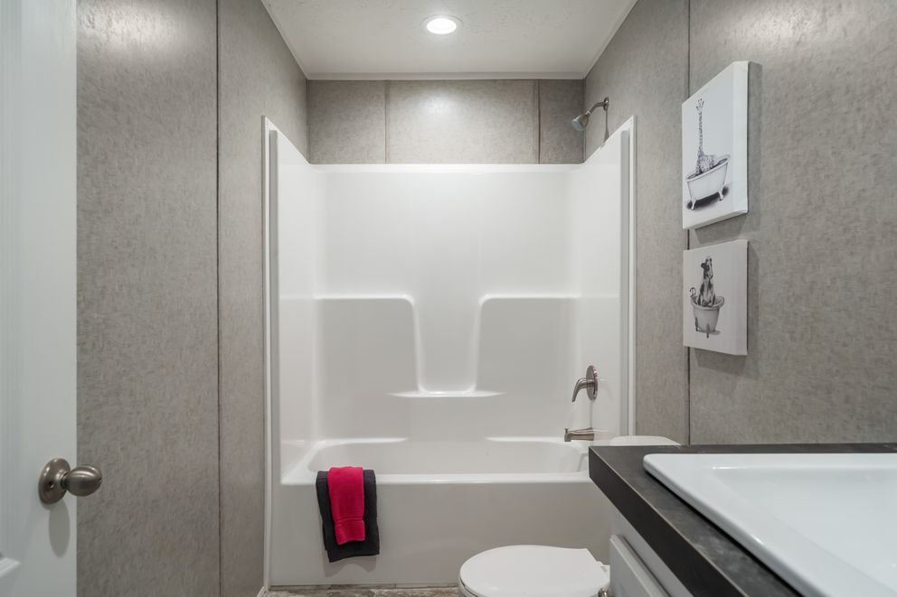 The BENJAMIN Exterior. This Manufactured Mobile Home features 3 bedrooms and 2 baths.