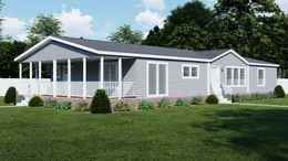 The ALL AMERICAN Exterior. This Manufactured Mobile Home features 3 bedrooms and 2 baths.