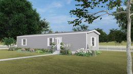 The DELIGHT Exterior. This Manufactured Mobile Home features 2 bedrooms and 2 baths.