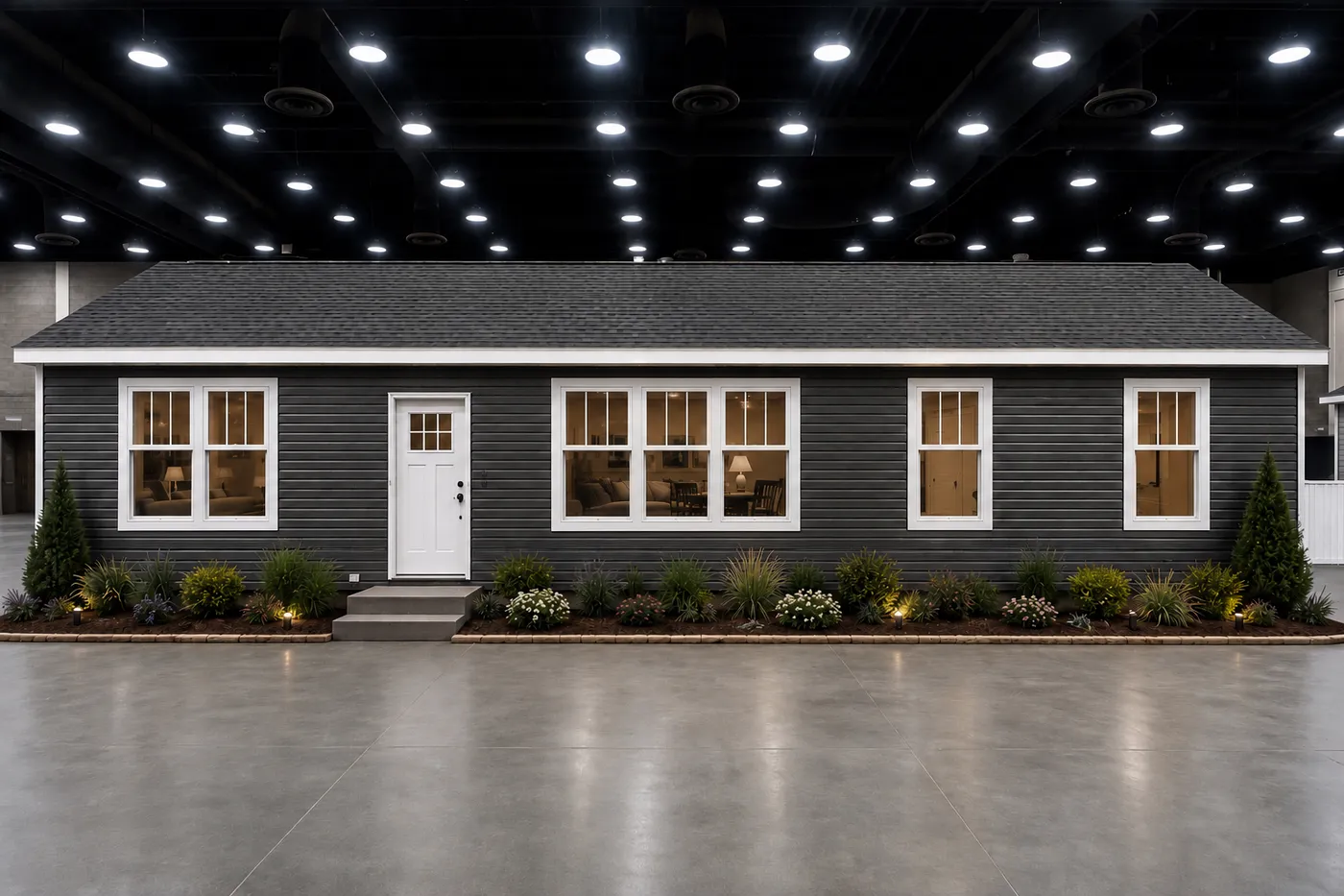 The PARADISE/6430-MS053 SECT Exterior. This Manufactured Mobile Home features 3 bedrooms and 2 baths.