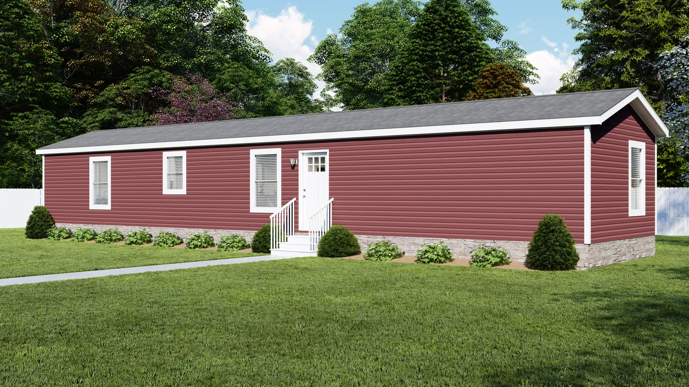 The 6616-4711 THE PULSE Exterior. This Manufactured Mobile Home features 3 bedrooms and 2 baths.