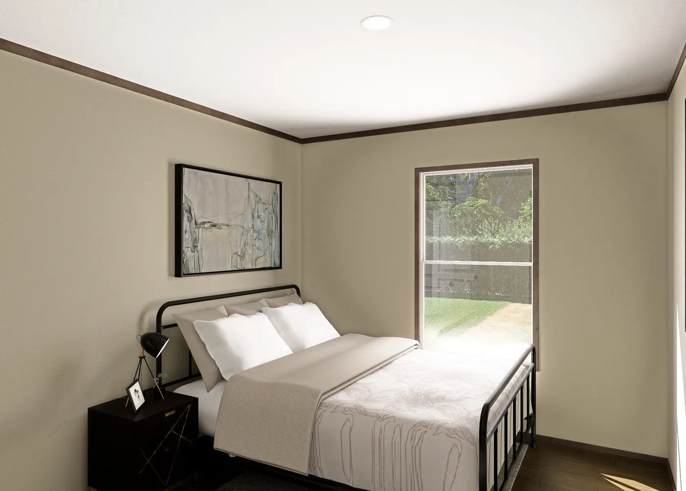 The BOONE Exterior. This Manufactured Mobile Home features 4 bedrooms and 2 baths.