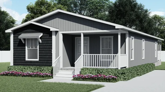 The THE BARTON CREEK Exterior. This Manufactured Mobile Home features 3 bedrooms and 2 baths.