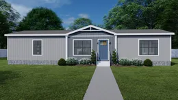 The LIZZIE Exterior. This Manufactured Mobile Home features 3 bedrooms and 2 baths.