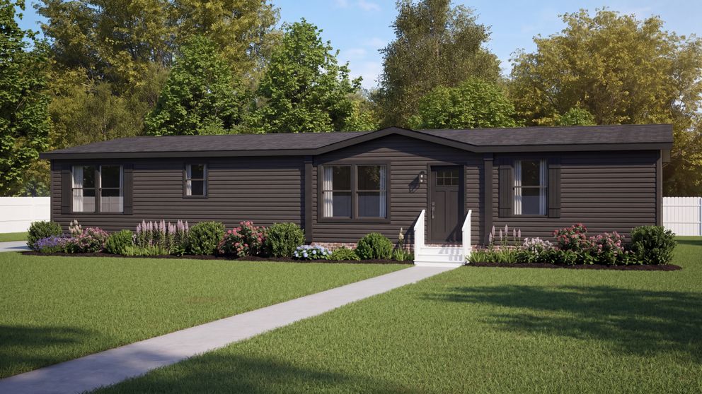 The MOUNTAIN BREEZE 3260 Exterior. This Manufactured Mobile Home features 3 bedrooms and 2 baths.
