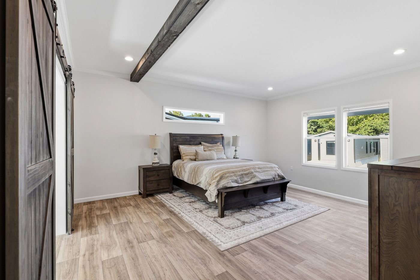 The SOUTHERN CHARM Exterior. This Manufactured Mobile Home features 3 bedrooms and 2 baths.