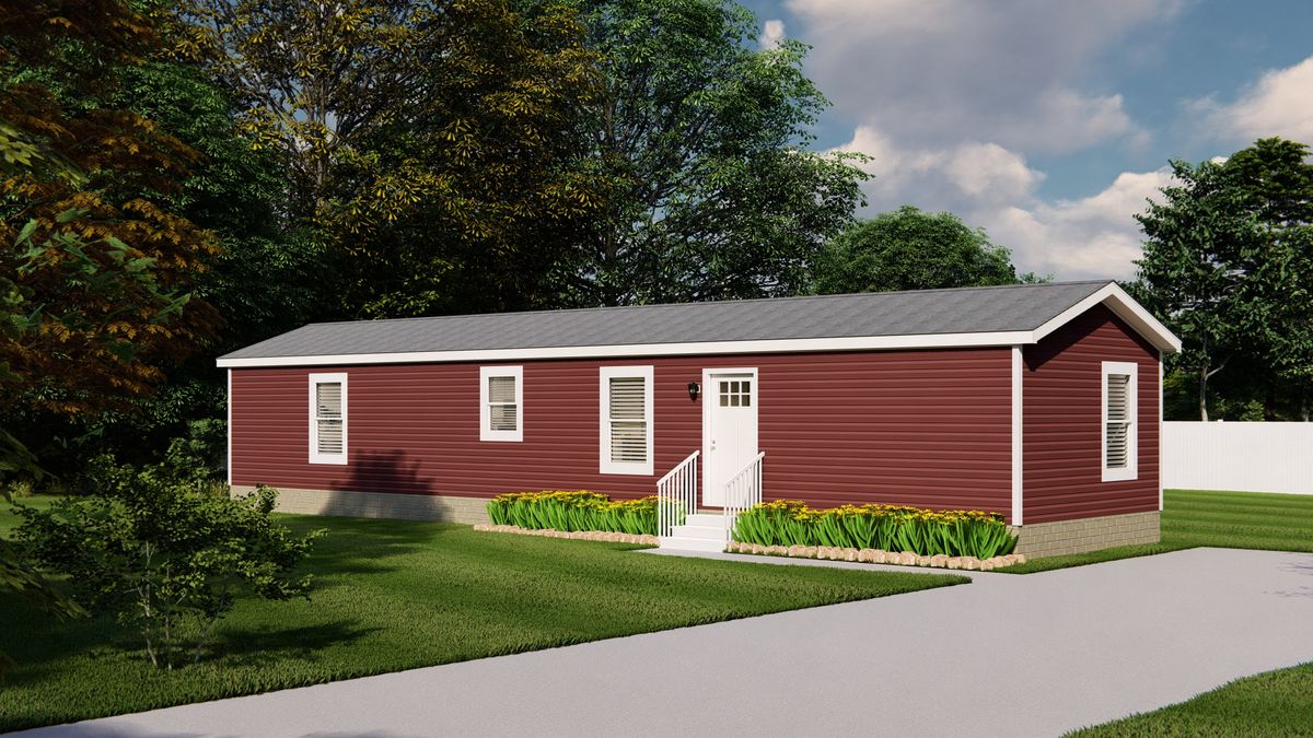 The 6016-4779 THE PULSE Exterior. This Manufactured Mobile Home features 2 bedrooms and 2 baths.