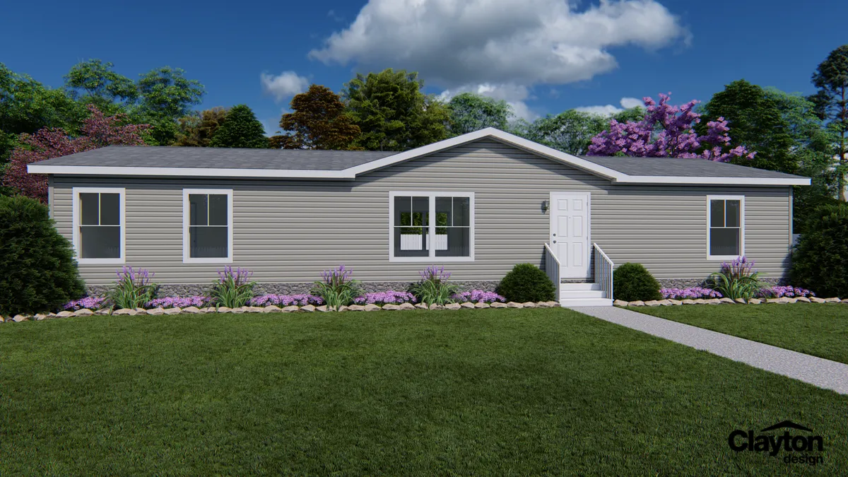 The LEGEND 632 Exterior. This Manufactured Mobile Home features 3 bedrooms and 2 baths.