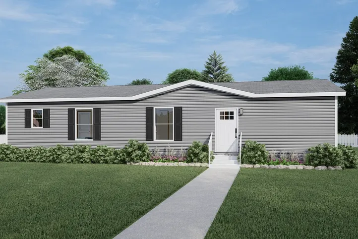 Basic - Flint. The COOK Exterior. This Manufactured Mobile Home features 3 bedrooms and 2 baths.