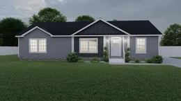 The 1447 CAROLINA Exterior. This Manufactured Mobile Home features 3 bedrooms and 2 baths.