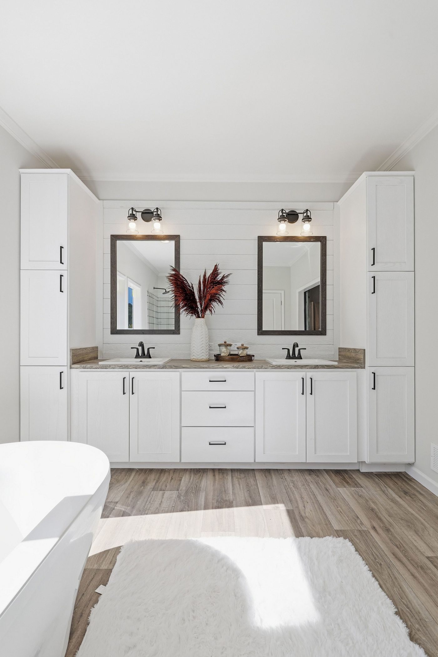 The SOUTHERN CHARM Exterior. This Manufactured Mobile Home features 3 bedrooms and 2 baths.