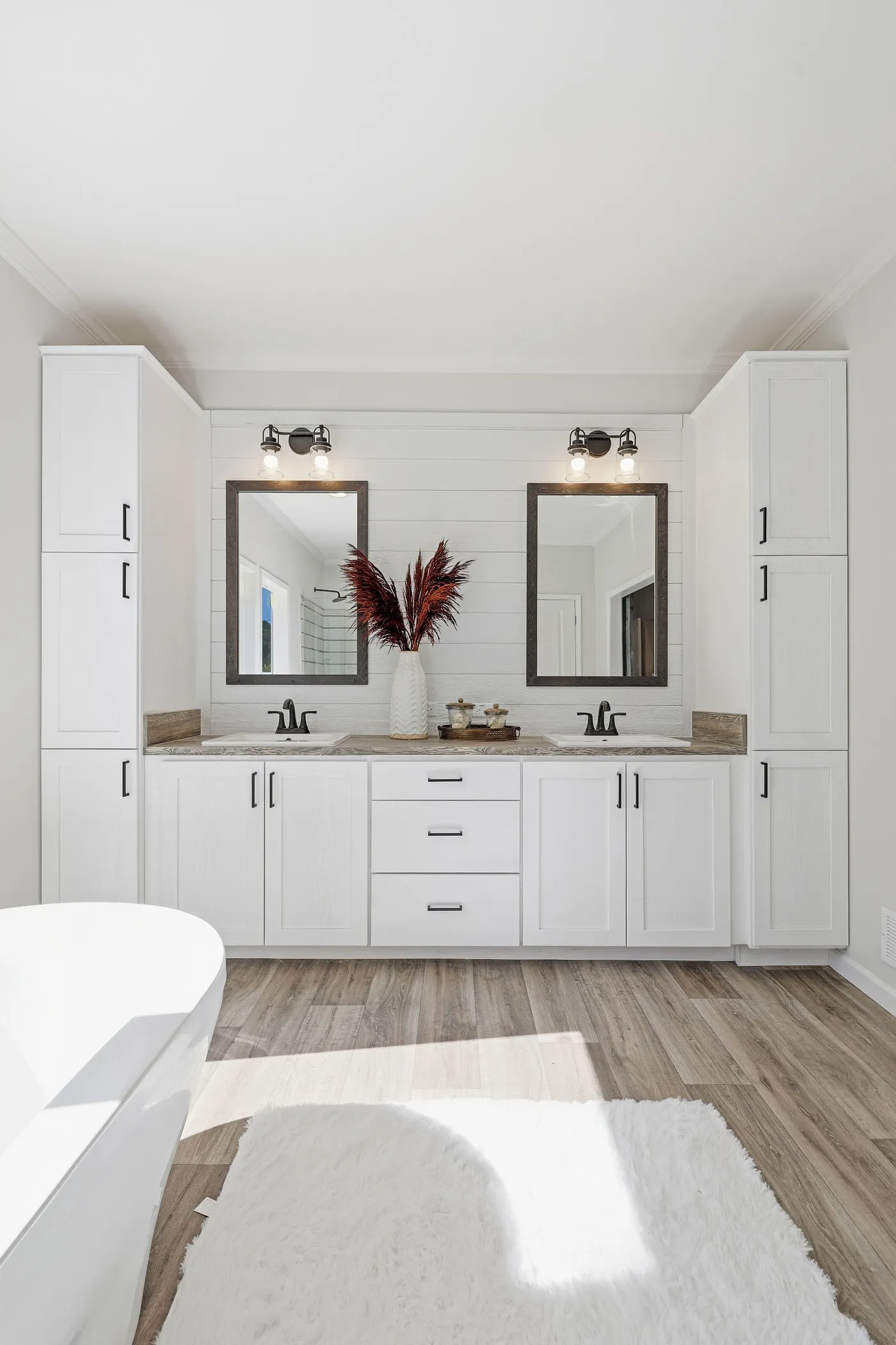 The SOUTHERN CHARM Exterior. This Manufactured Mobile Home features 3 bedrooms and 2 baths.