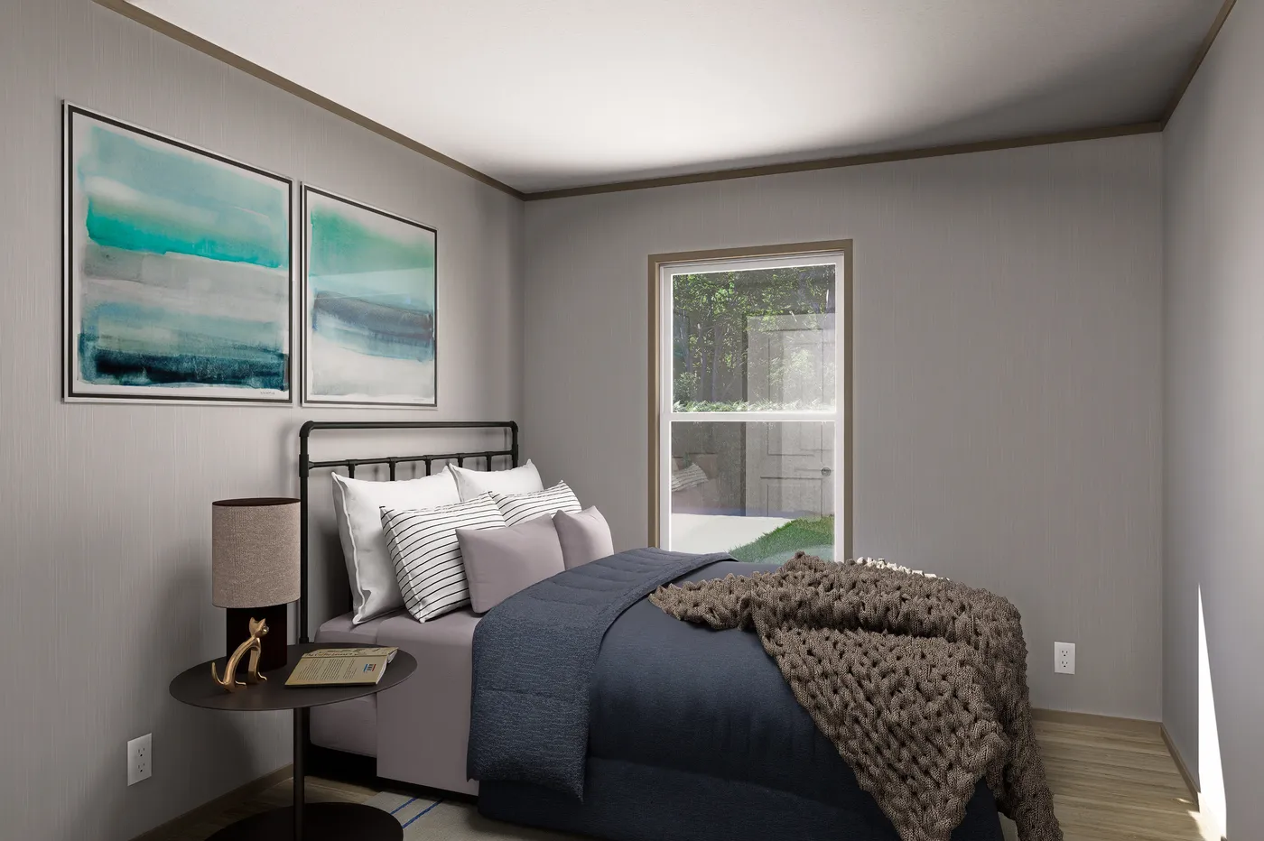 The EXPLORER Exterior. This Manufactured Mobile Home features 3 bedrooms and 2 baths.